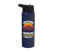 Solving Problems is Kind of My Specialty Stainless Steel Insulated Water Bottle