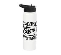 Solving Sky Mysteries Weather Forecaster Meteorologist Stainless Steel Insulated Water Bottle