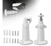 Solvio 2 Pack Security Camera Wall Mount Bracket, 360° Adjustable 1/4" Thread Universal Indoor/Outdoor Mounting Stand for Arlo Pro Arlo Pro 2 Arlo Ultra and Other Compatible Models
