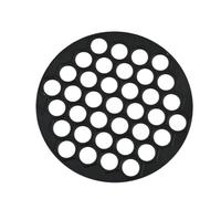Solvio 37 Holes Dumpling Maker Mold, Aluminum Alloy Maker and Ravioli Cutter, Manual Meat Dumplings Press Machine, Professional Kitchen Gadgets for DIY Homemade Dumplings and pies (Black)