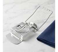 Solvio Egg Slicer for Hard Boiled Eggs, Heavy Duty Stainless Steel Egg Cutter Slicer with Wire, Multifunctional Manual Kitchen Tool for Strawberry, Mushroom, Banana & Soft Fruit, Dishwasher Safe