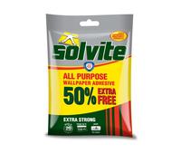 Solvite 1082578 All Purpose Wallpaper Paste Sachet 5 Roll + 50% Free