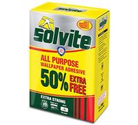 Solvite 1882382 All Purpose Extra Strong Wallpaper Paste - 20 Roll Box With 50% Free