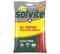 Solvite 1591219 All Purpose Extra Strong Wallpaper Paste - 5 Roll Sachet