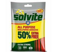 Solvite Extra Strong All Purpose Wallpaper Adhesive 5 Roll + 50% Extra Free