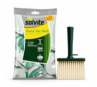 Solvite Wallpaper Paste Bundled with Wallpaper Paste Brush for Paste the Wall Wallpaper, Wallpaper Adhesive for Lining Paper, Vinyl, Textured and Embossed Wall Coverings, Wallpaper Kit