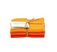 Solwang 041297 Cleaning Cloth Set of 3 Dark Orange Combi