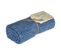 Solwang 100% Certified Organic Cotton Made in India | Danish Design Kitchen/Hand Towel (Organic Blue Shades)