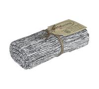 Solwang 100% Organic Cotton Kitchen Hand Towels Made in India | Danish Design (Organic White/Grey Melange 98)