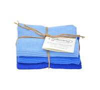 Solwang Cleaning Cloths Knitted Dark Blue Combi Wiping Cloths Cotton Wipes Stainless Steel