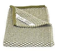 Solwang Danish Cotton 100% Certified Organic Cotton Guest Hand Towels Made in India (Nature/Olive)