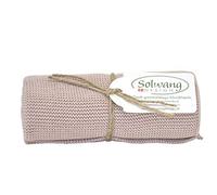 Solwang Hand Towel Knitted in Sand 32 x 47 cm