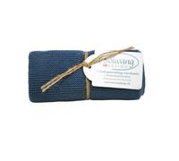 Solwang Hand Towel Rustic Blue Cotton Knitted Tea Towel Kitchen Towel