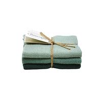 Solwang Knitted Mop Cloths Rustic Green 3 Combo