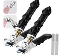 Solymody Orthoclip, Vianys/Graddi/Sherum/Goowebs/Glosrity/Solymall/Migilife/Funfany Ortho Clip Nagelknipser, Orthoclip Slanted Nail Clippers, Dotmalls Nagelknipser Für Senioren (2A)