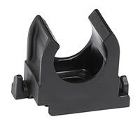 SOMA 200 Pcs Black Plastic Pipe Clip 16mm Clamp Pipe Clamp