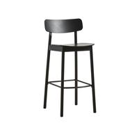 Soma Bar Stool black painted ash Woud - 5712800031133