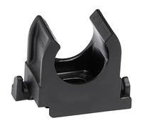 SOMA Pipe Clip Plastic Black 12 mm Pack of 50 Clamp Pipe Clamp UV Resistant