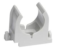 SOMA Plastic Pipe Clip Grey 20 mm Pack of 30 Clamp Pipe Clamp UV Resistant
