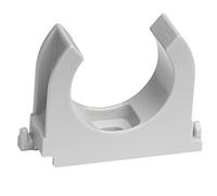 SOMA Plastic Pipe Clip Grey 32mm Pack of 18 Clamp Pipe Clamp