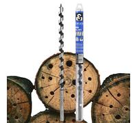 SOMADA 1/2-Inch x 12-Inch Auger Drill Bit for Wood, Hex Shank 3/8-Inch, Ship Auger Long Drill Bit for Soft and Hard Wood, Plastic, Drywall and Composite Materials