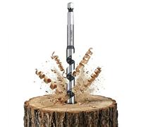 SOMADA 1/2-Inch x 9-Inch Auger Drill Bit for Wood, Quick Change Hex Shank 3/8-Inch One Piece, Ship Auger Long Drill Bit for Soft and Hard Wood, Plastic, Drywall and Composite Materials