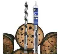 SOMADA 3/4 in x 6 in Double Cut Auger Drill Bit, Quick Change, Wood
