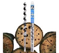 SOMADA 3/4-Inch x 12-Inch Auger Drill Bit for Wood, Hex Shank 3/8-Inch, Ship Auger Long Drill Bit for Soft and Hard Wood, Plastic, Drywall and Composite Materials