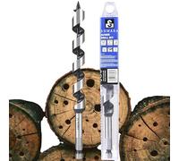 SOMADA 5/8" x 8" Auger Drill Bit for Wood, Ship Auger Hex Shank | Quick-change 3/8-inch hex shank ship auger. Drills soft/hard wood, plastic, drywall, composite.