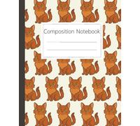 Somali Cat Pattern Composition Notebook: A Cute Feline Themed Writing Journal for Students and Cat Lovers for School Notes, Creative Writing, and Daily Journaling