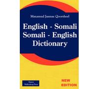 Somali - English Dictionary - Paperback NEW Maxamud 2 Mar 2007