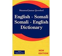 Somali - English English - Somali Dictionary - New Paperback - X555z