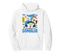 Somali Flag Heritage Outfit Idea For Women & Somalian Food Pullover Hoodie