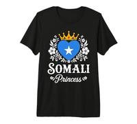 Somali Princess Somalia Flag Proud Somali Girl Premium T-Shirt