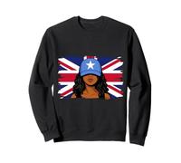 Somalia Britain Flags Women Roots British Somali Heritage Sweatshirt