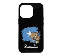 Somalia Flag Leopard Roaring National Pride Case for iPhone 13 Pro