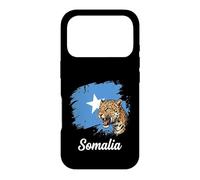 Somalia Flag Leopard Roaring National Pride Case for iPhone 17 Pro