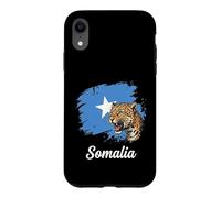 Somalia Flag Leopard Roaring National Pride Case for iPhone XR