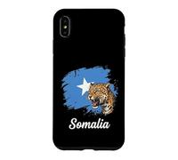 Somalia Flag Leopard Roaring National Pride Case for iPhone XS Max