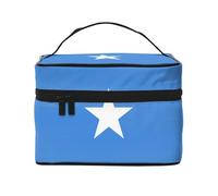 Somalia Flag Print Travel Pouch (9x6.5x6.2 Inches), Roomy Makeup Bag for Women