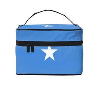 Somalia Flag Themed Makeup Organizer - Large Capacity Travel Cosmetic Bag for Women