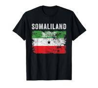 Somaliland Flag Distressed - Men Women - Somalilander Flag T-Shirt