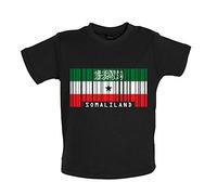 Somaliland Grunge Style Flag - Organic Baby/Toddler T-Shirt - Black - 18-24 Months