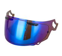 Soman Vas-V Max/RX-7X / Corsair X/Regent X/Quantum X/Signet X Visor Replacement, Fits Helmets with Vas-V Max Hinge, Tinted Face Shield Anti-Scratch UV Aftermarket (Blue)
