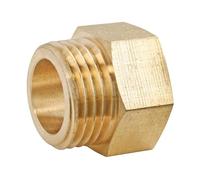 SOMATHERM //100-26, Equal Brass Connector Male Female 26/34-Quick and Easy, Corrosion Resistant, Compatible with All Identical Threaded Connections, Sealing to be provided, Gray, Mâle Femelle 26/34