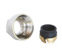 Somatherm 130-12S Compression Connector for Copper Tube 10/12-3/4ek, Grey