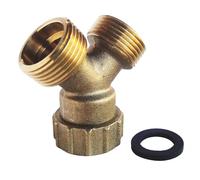 Somatherm 1451-20 Brass Y Connector mf20/27, Grey
