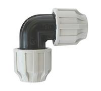 Somatherm 3722-40E Equal Elbow PE 40-Plastic, Grey