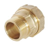 Somatherm 836-32-26 Straight Coupling M26x34-32 Brass, Grey