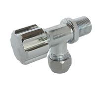 Somatherm B687-15 Schell Under-Sink Stop Tap 15/21 Grey
